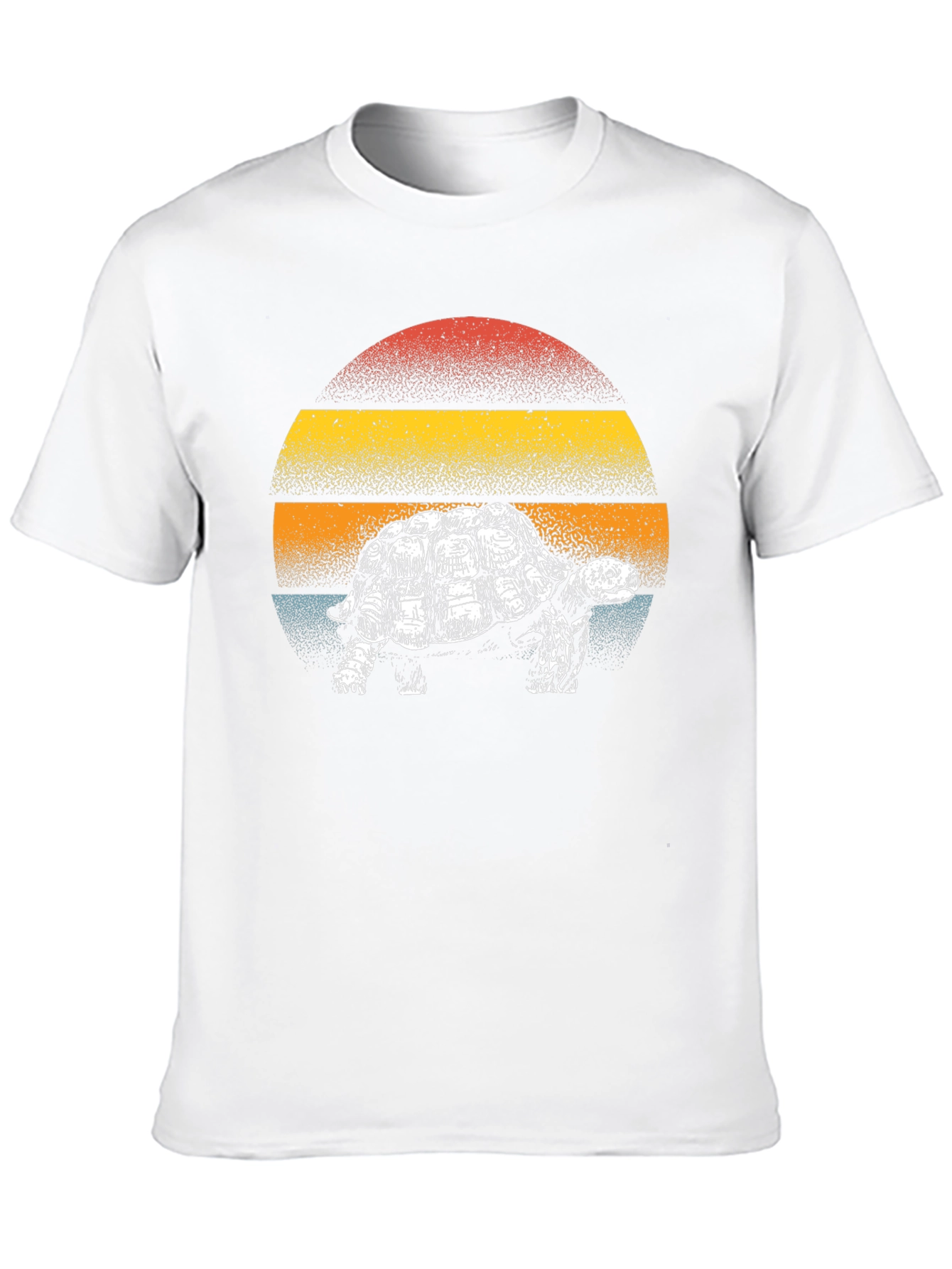 Retro Turtle Graphic Tee - Black