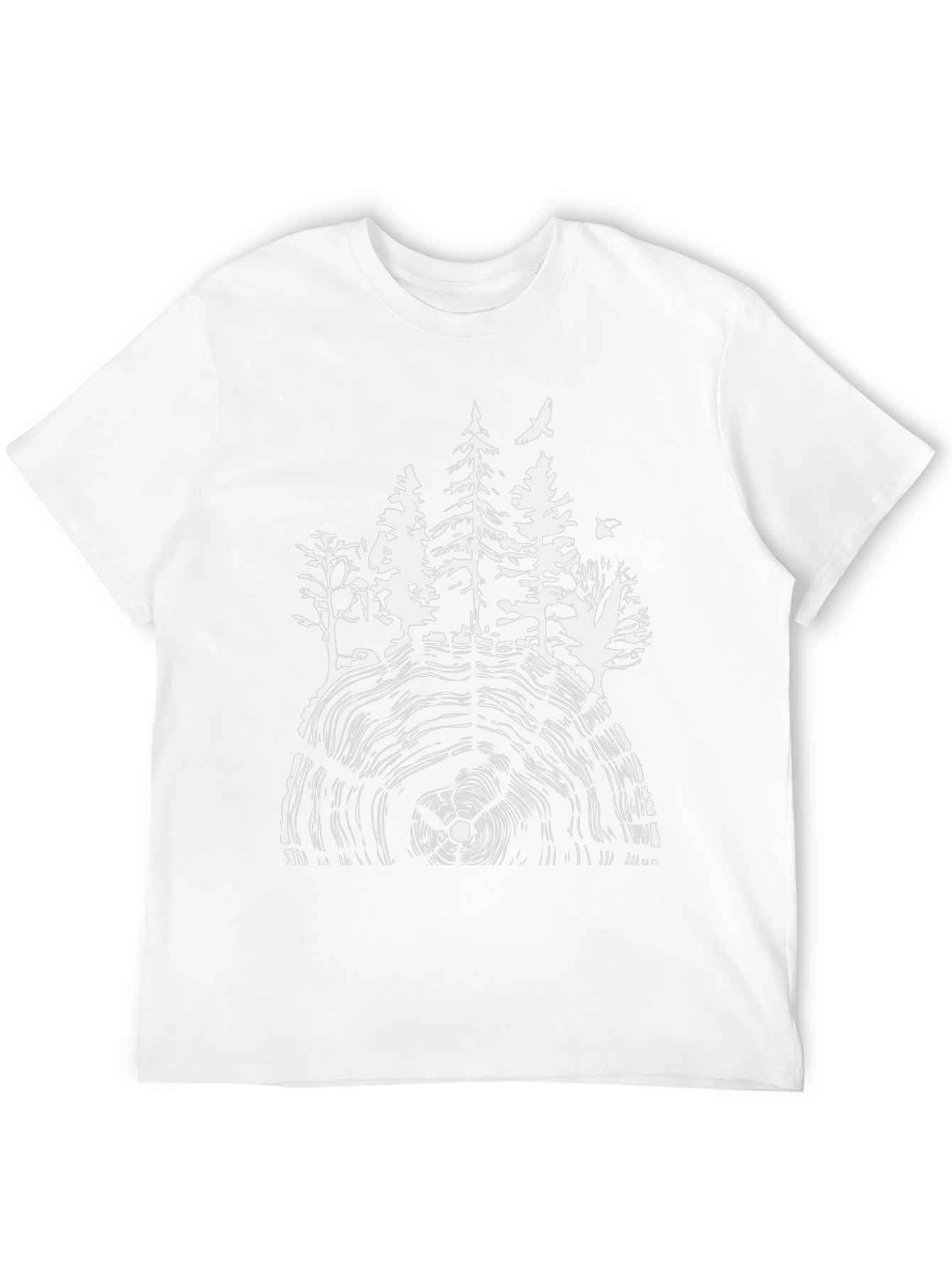 Natures Rings Graphic Tee - Black