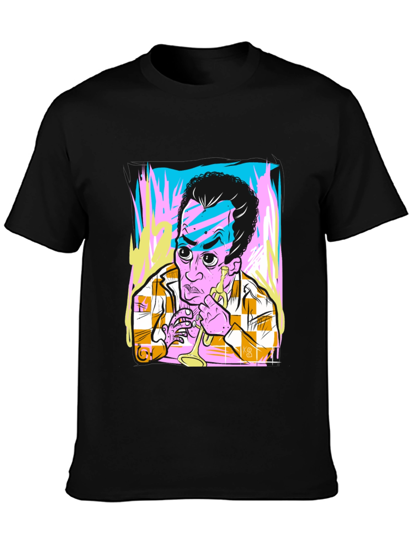 Jazz Trumpet Graphic T-Shirt - Cool Musician Tee