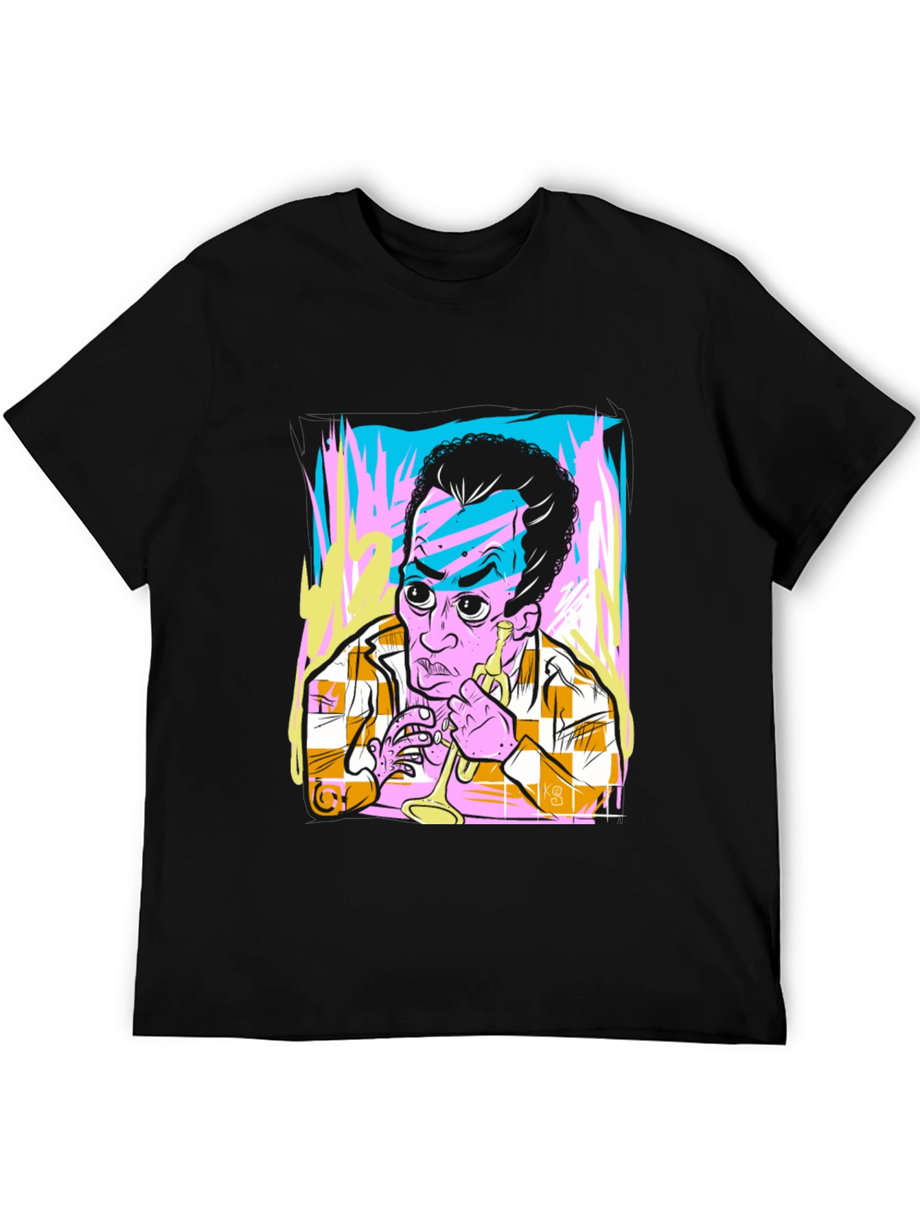 Jazz Trumpet Graphic T-Shirt - Cool Musician Tee