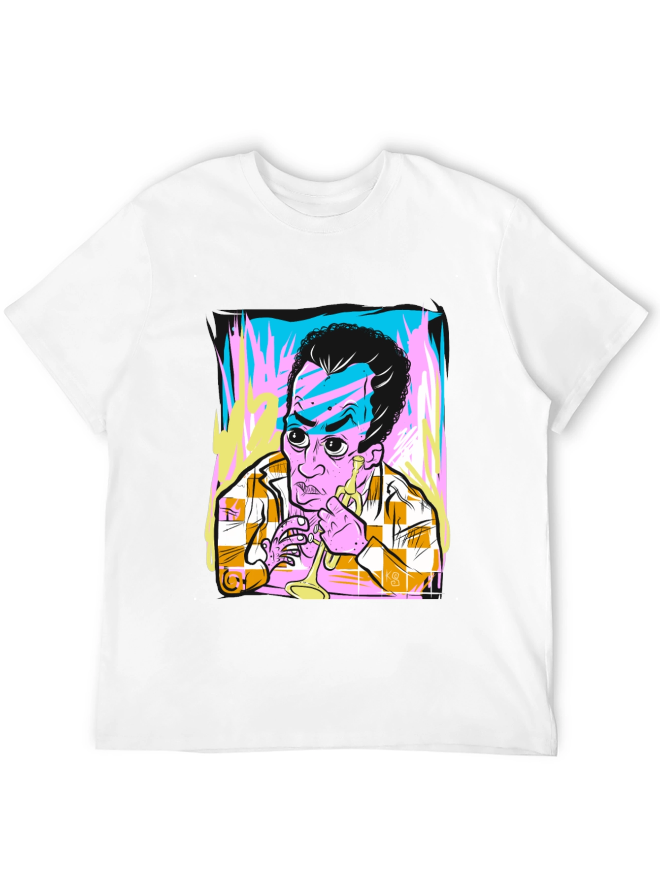Jazz Trumpet Graphic T-Shirt - Cool Musician Tee