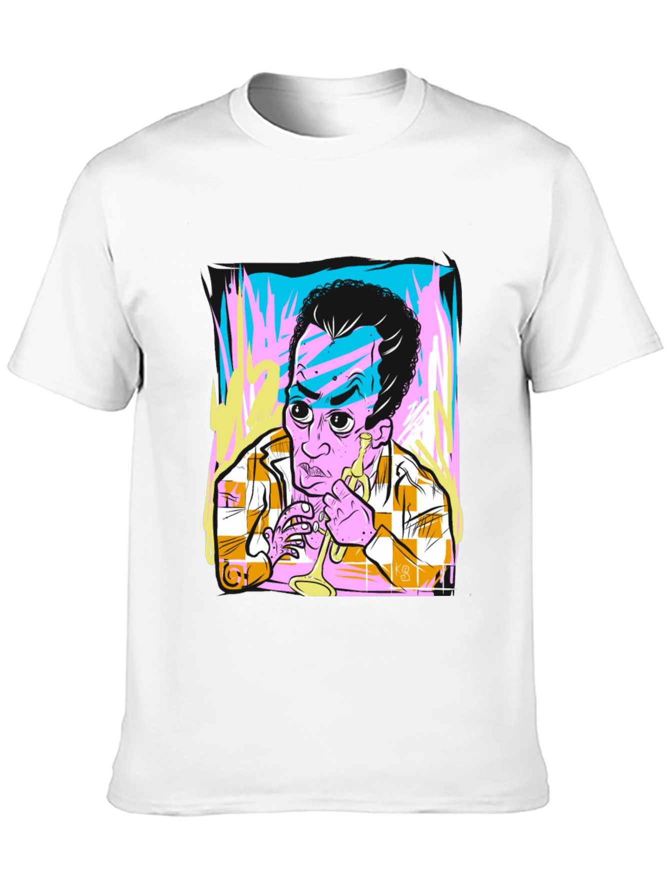 Jazz Trumpet Graphic T-Shirt - Cool Musician Tee
