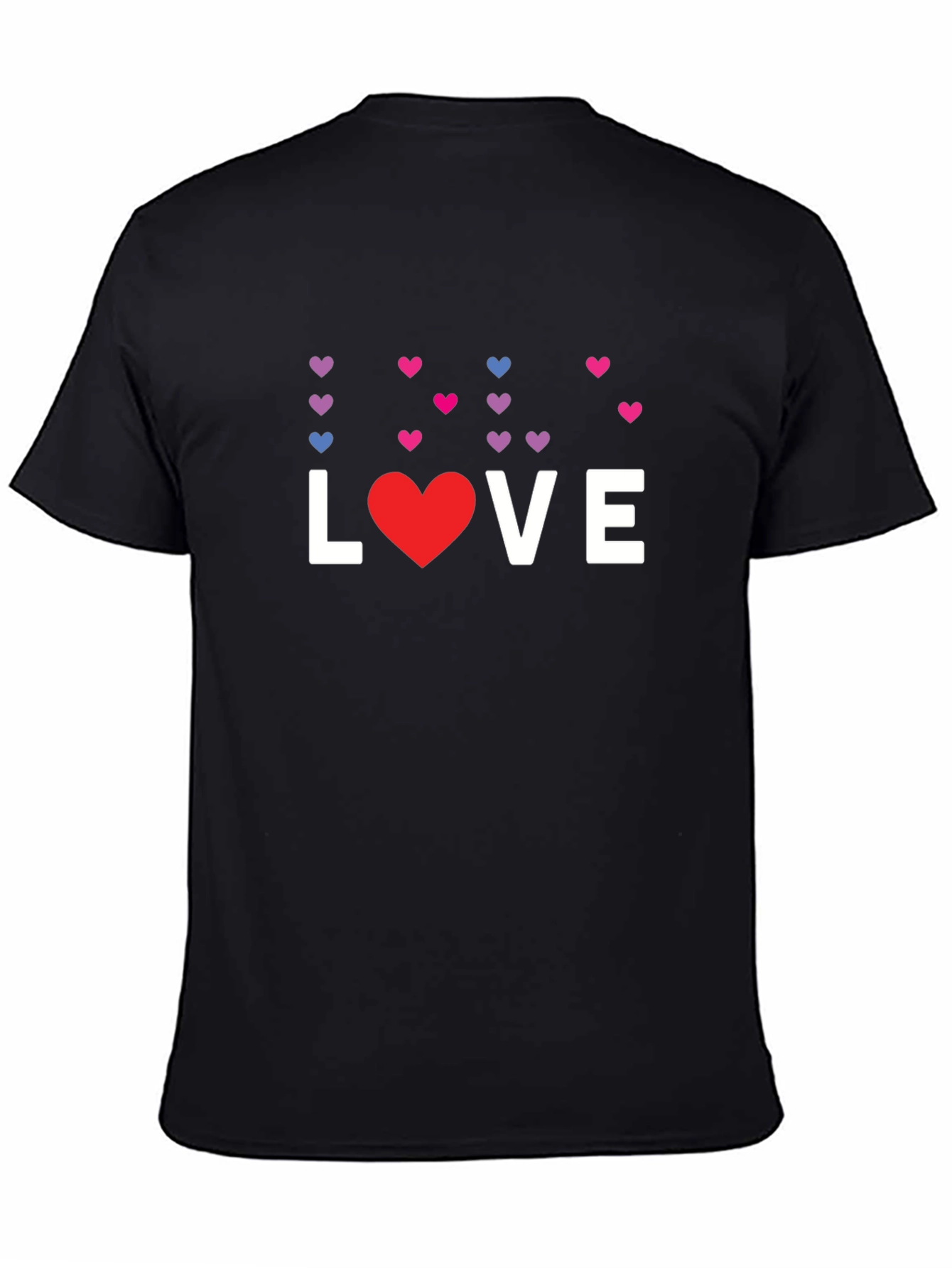 Bisexual Pride Love Heart T-Shirt