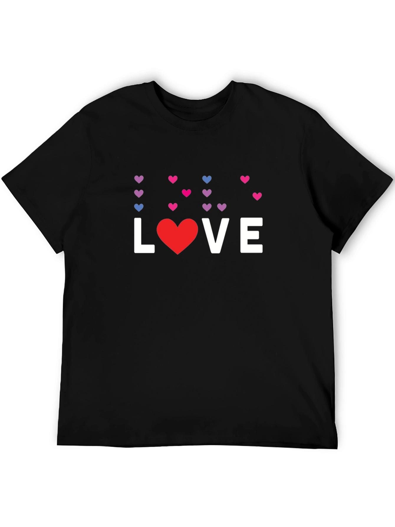 Bisexual Pride Love Heart T-Shirt