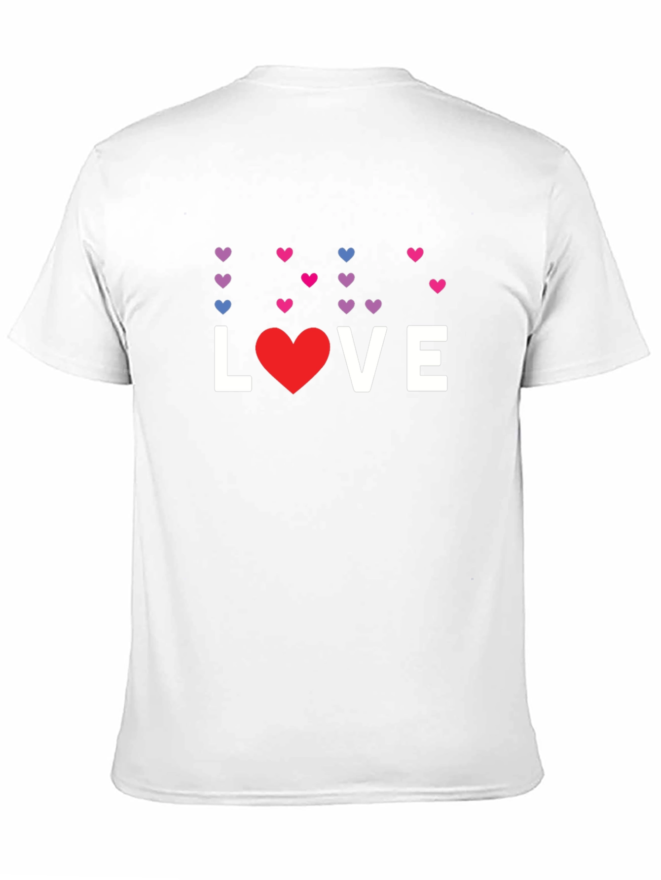 Bisexual Pride Love Heart T-Shirt
