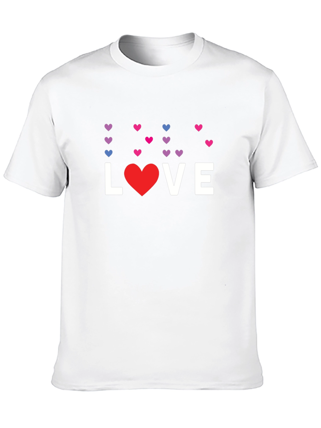 Bisexual Pride Love Heart T-Shirt