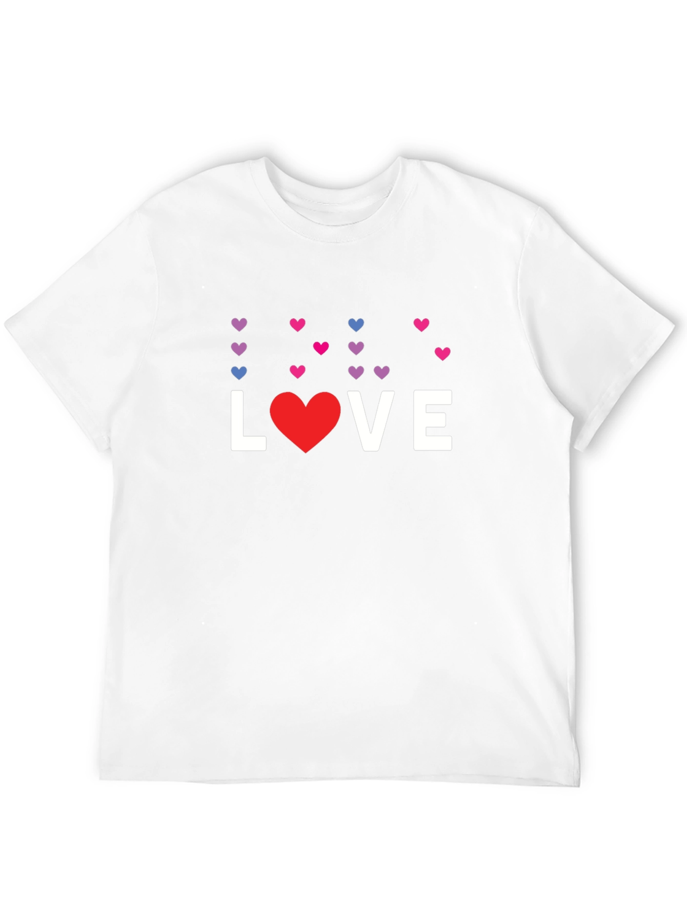 Bisexual Pride Love Heart T-Shirt