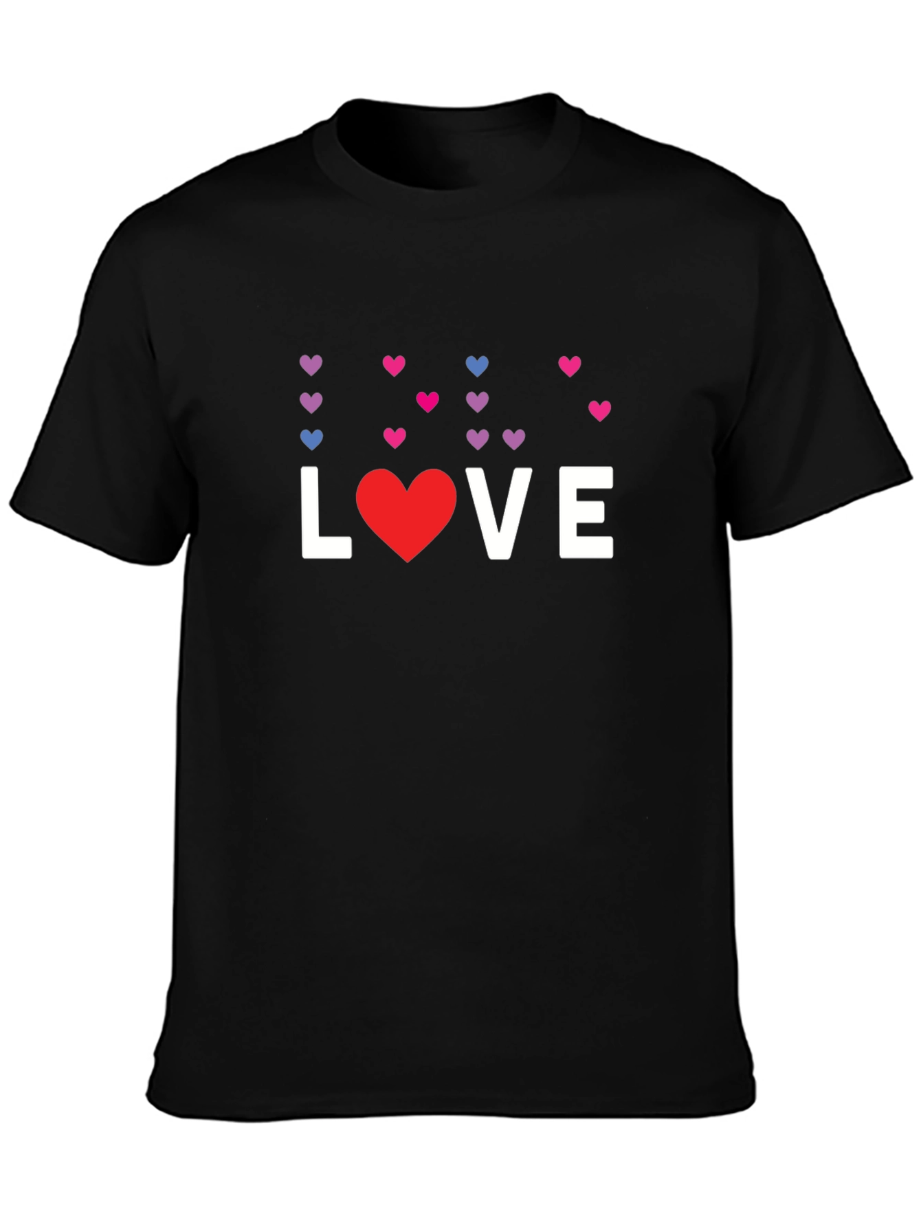 Bisexual Pride Love Heart T-Shirt