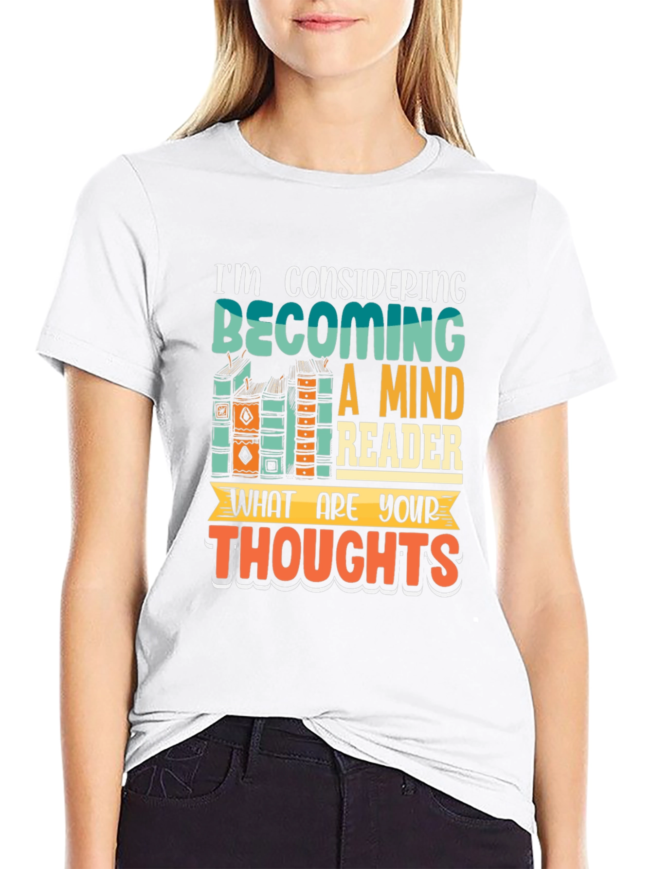 Mind Reader T-Shirt - Humorous Book Lover Tee