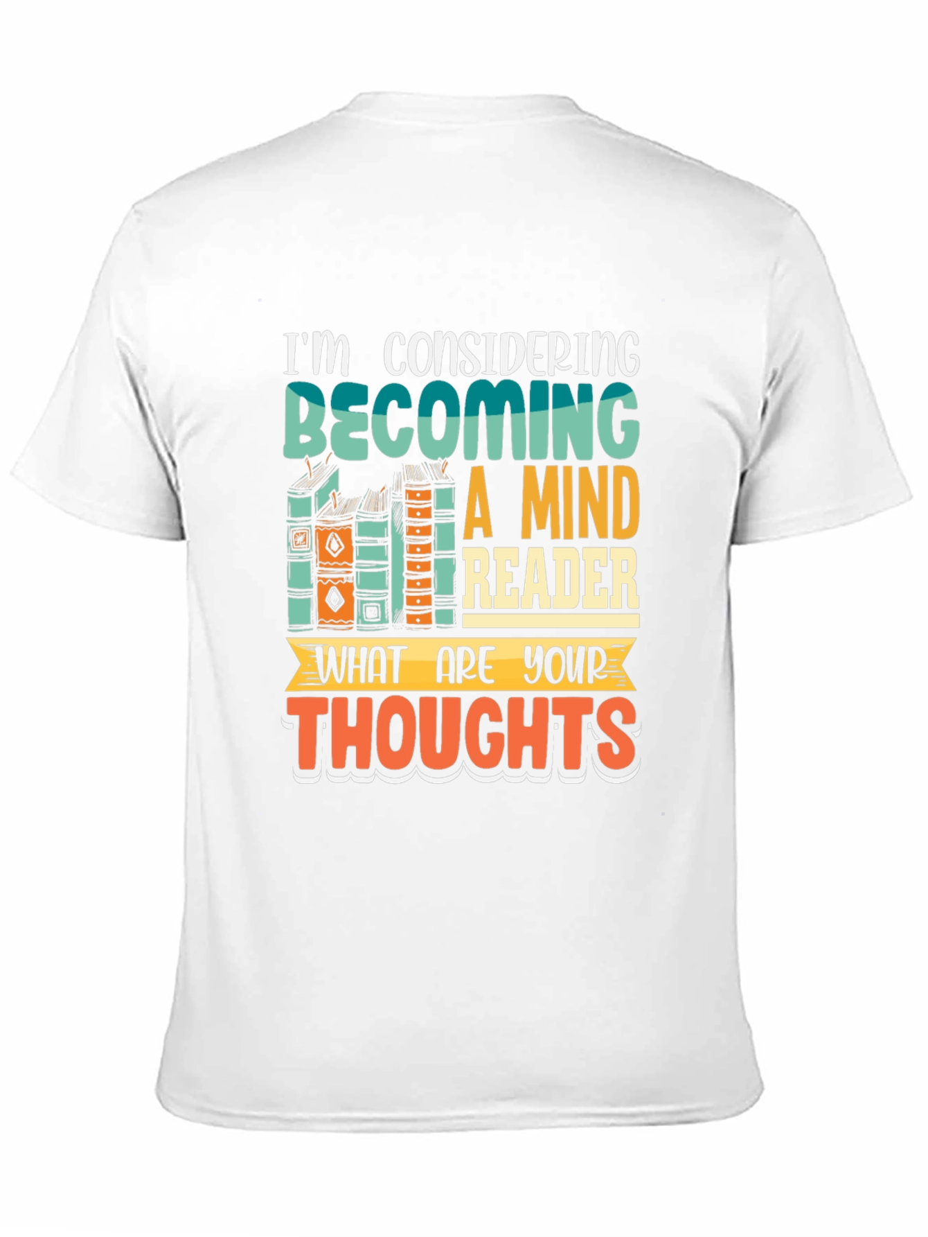 Mind Reader T-Shirt - Humorous Book Lover Tee