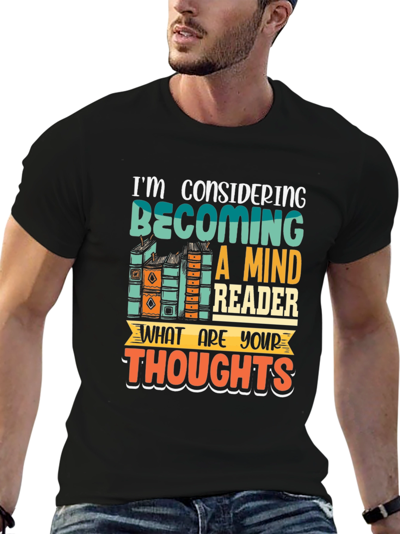 Mind Reader T-Shirt - Humorous Book Lover Tee