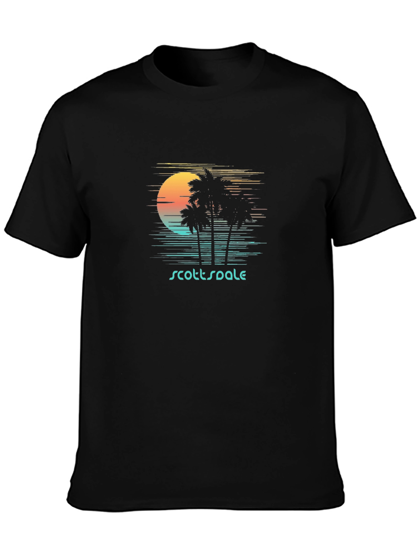 Scottsdale Palm Tree Sunset T-Shirt