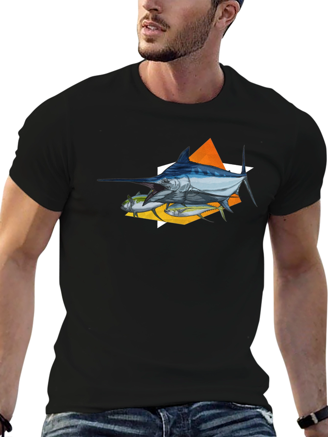 Marlin Fish Graphic Tee - Angler Style