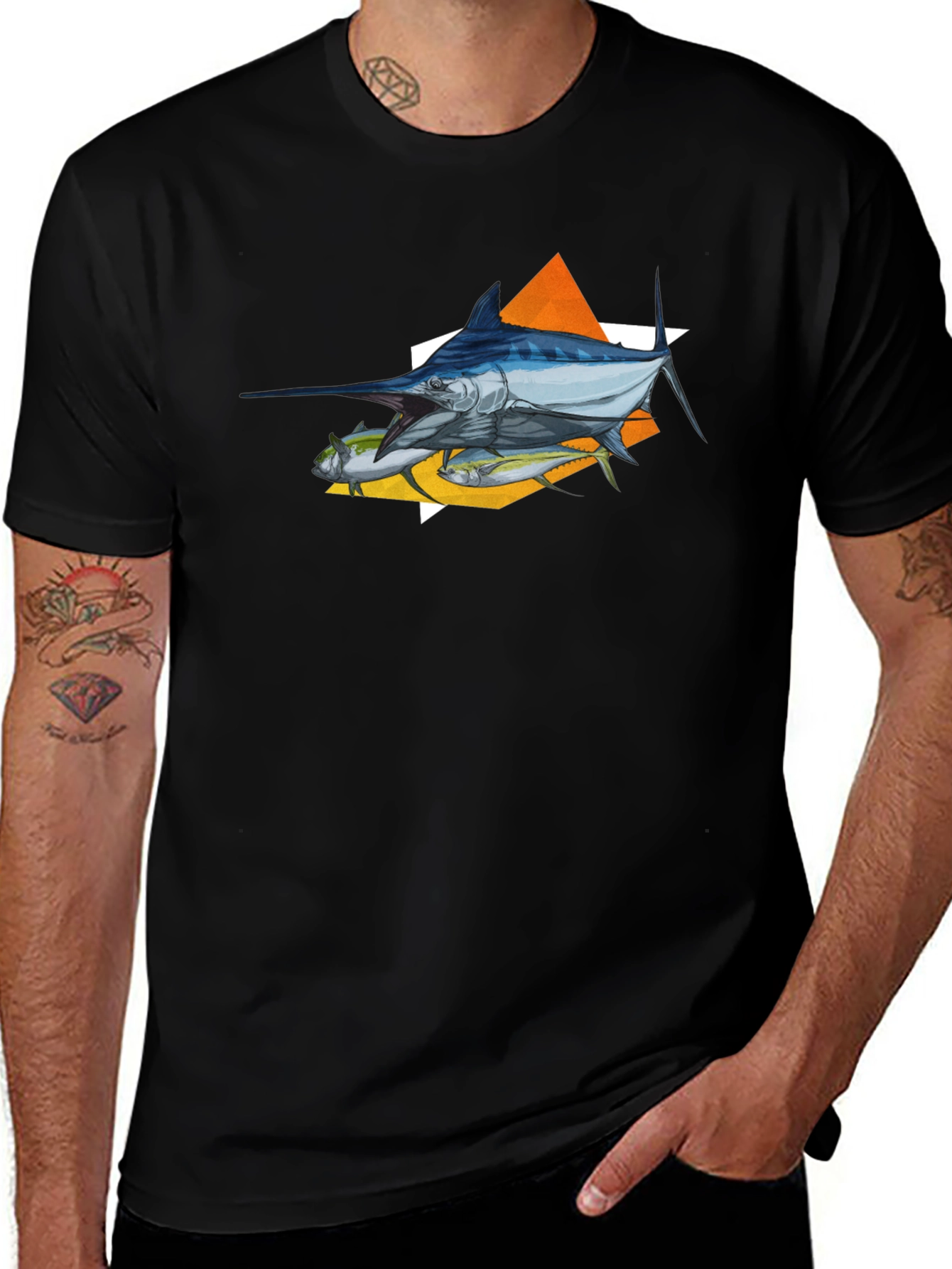 Marlin Fish Graphic Tee - Angler Style