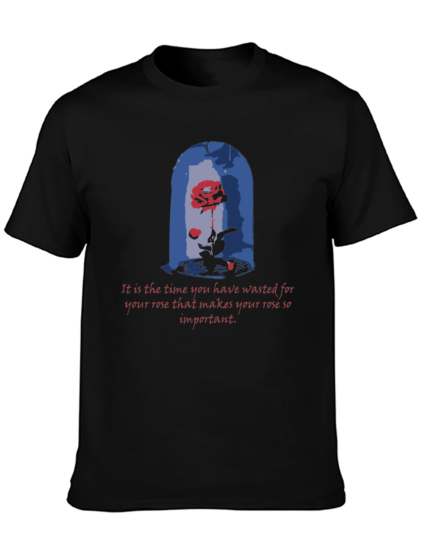 Beauty and the Beast Rose T-Shirt - Timeless Love