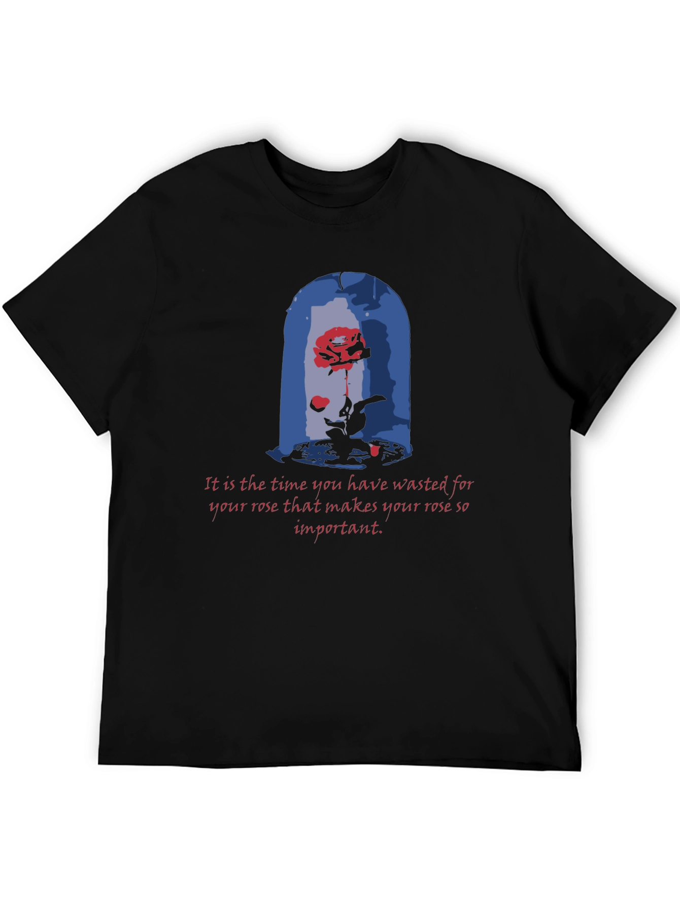 Beauty and the Beast Rose T-Shirt - Timeless Love