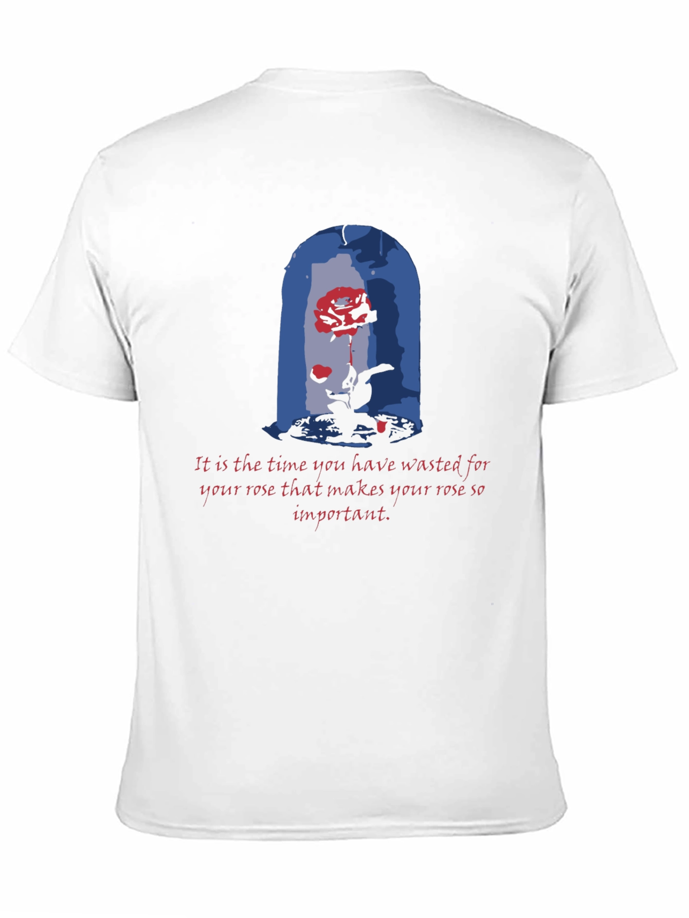 Beauty and the Beast Rose T-Shirt - Timeless Love