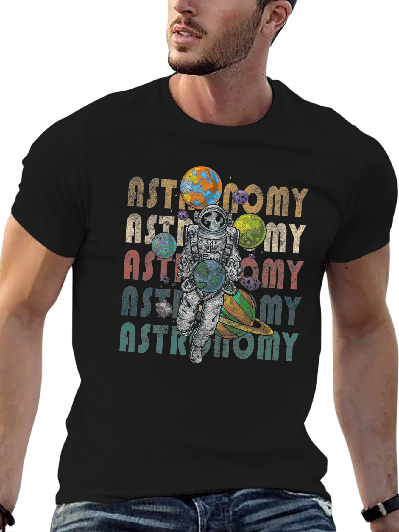 Astronomy Graphic Tee - Space Lovers T-Shirt