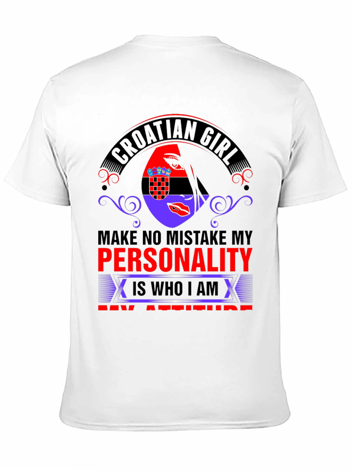 Croatian Girl Personality T-Shirt
