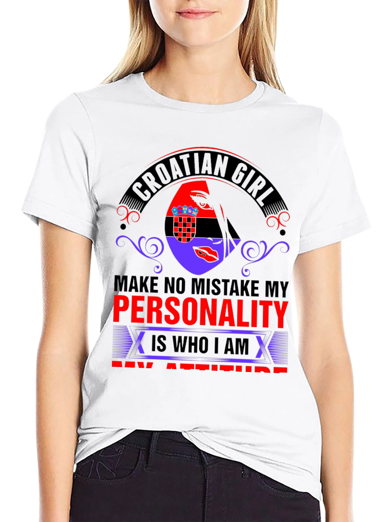 Croatian Girl Personality T-Shirt