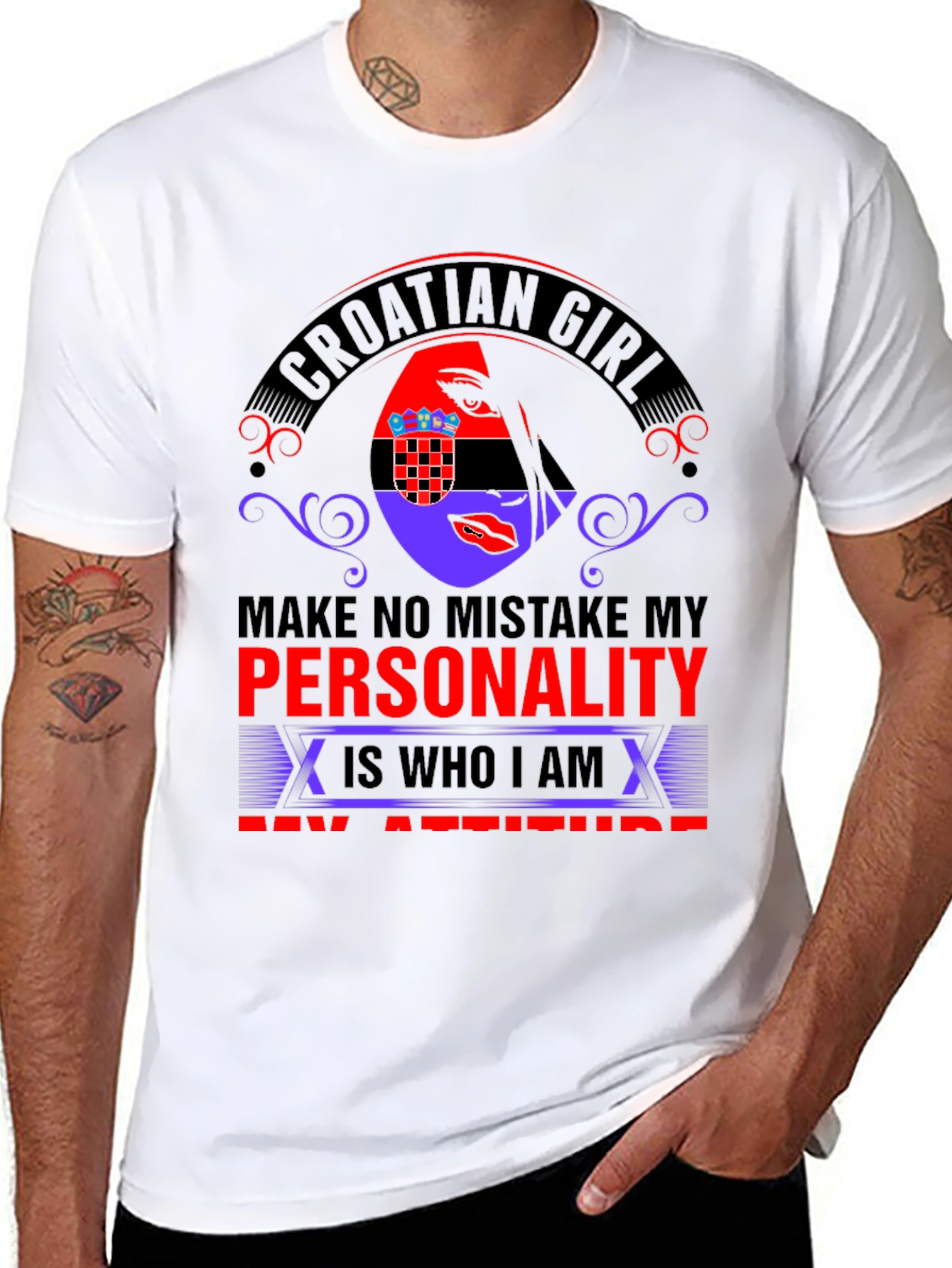 Croatian Girl Personality T-Shirt