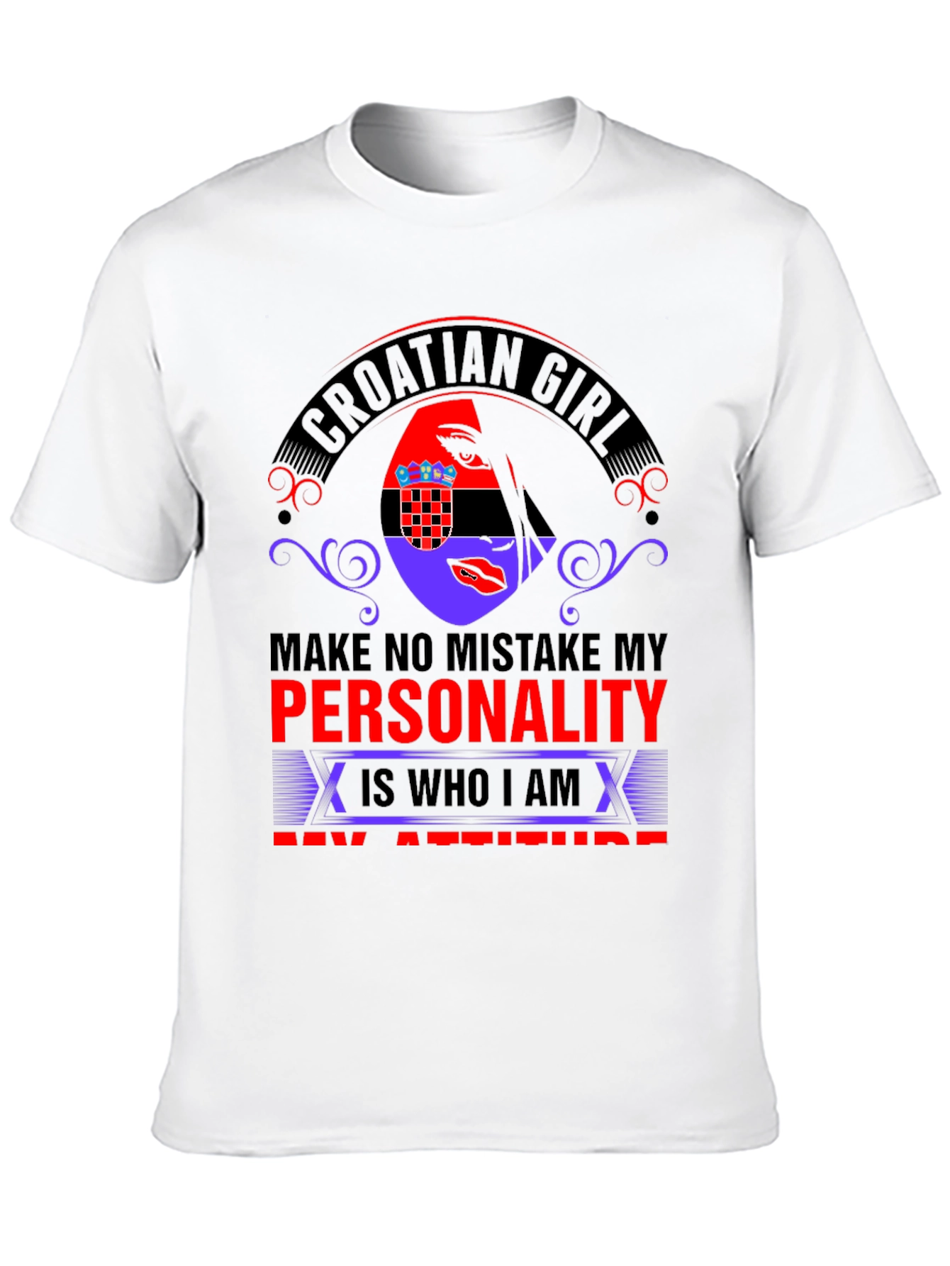 Croatian Girl Personality T-Shirt