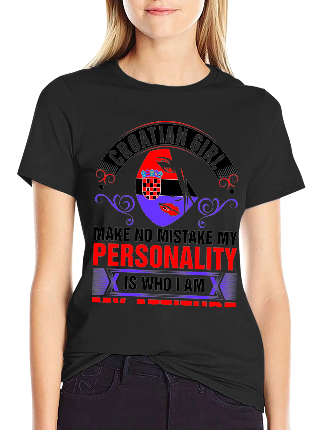 Croatian Girl Personality T-Shirt