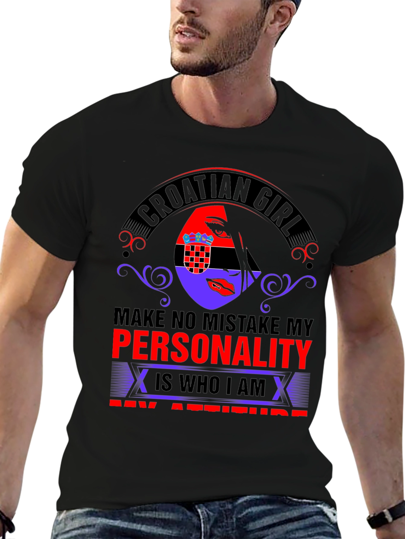 Croatian Girl Personality T-Shirt