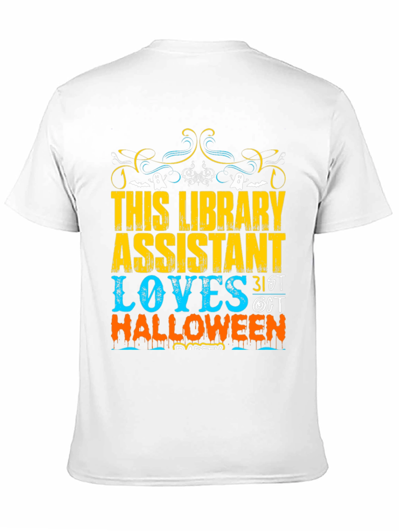 Library Assistant Halloween T-Shirt
