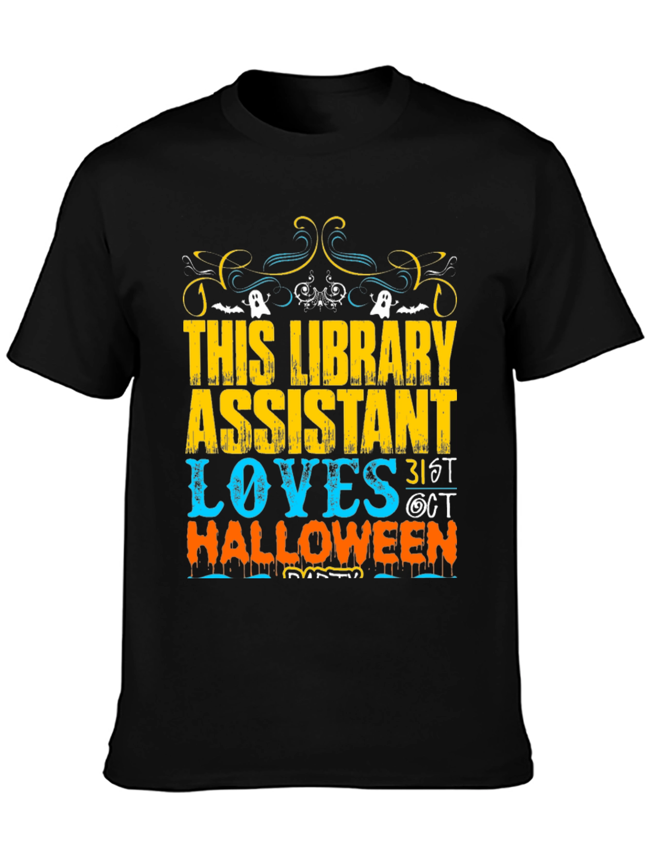 Library Assistant Halloween T-Shirt