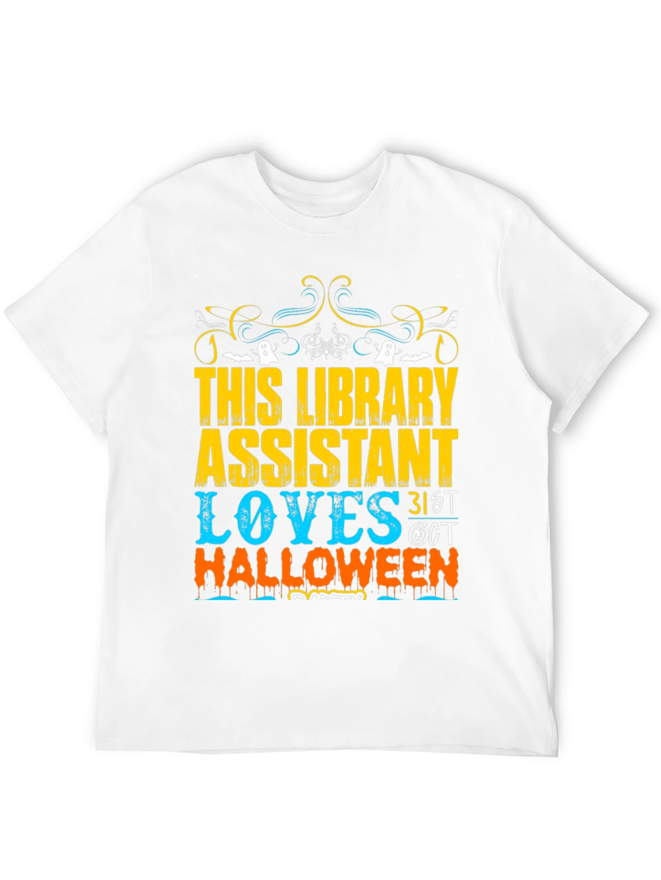 Library Assistant Halloween T-Shirt