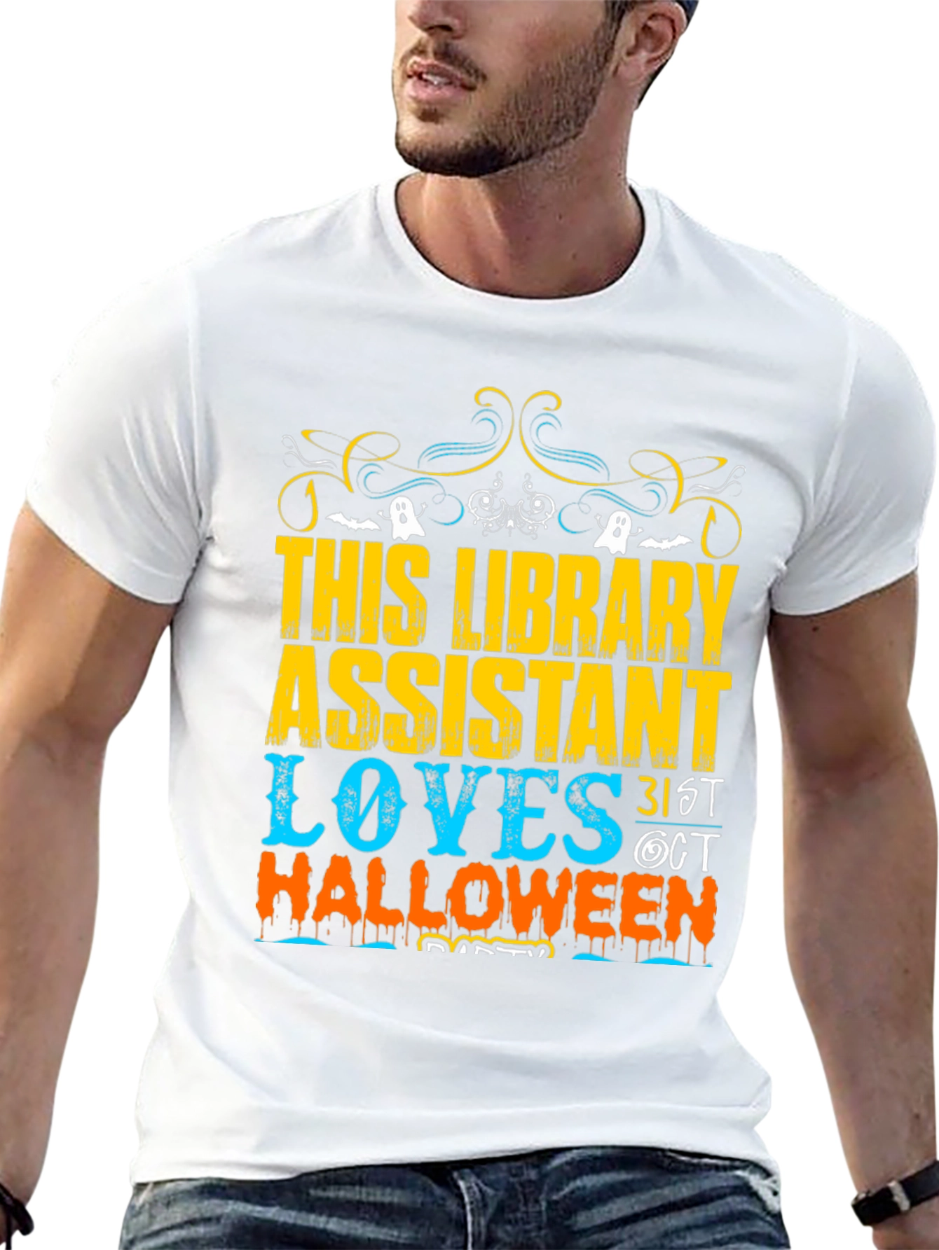 Library Assistant Halloween T-Shirt