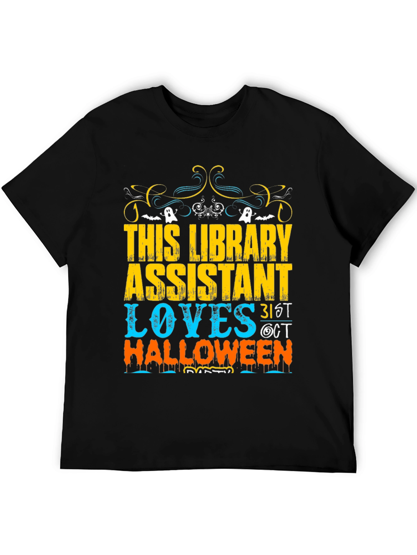 Library Assistant Halloween T-Shirt