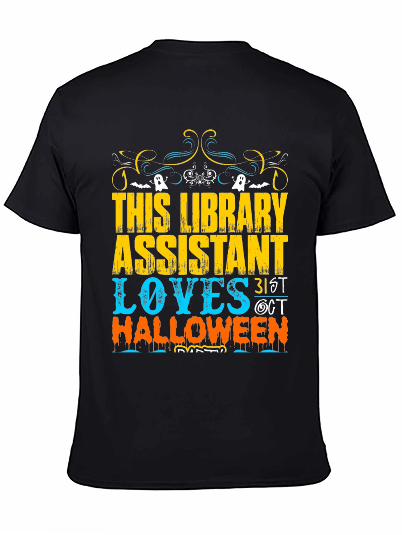Library Assistant Halloween T-Shirt