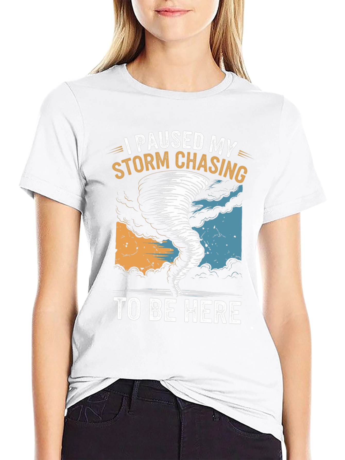 Storm Chasing Pause T-Shirt - Weather Fan Tee