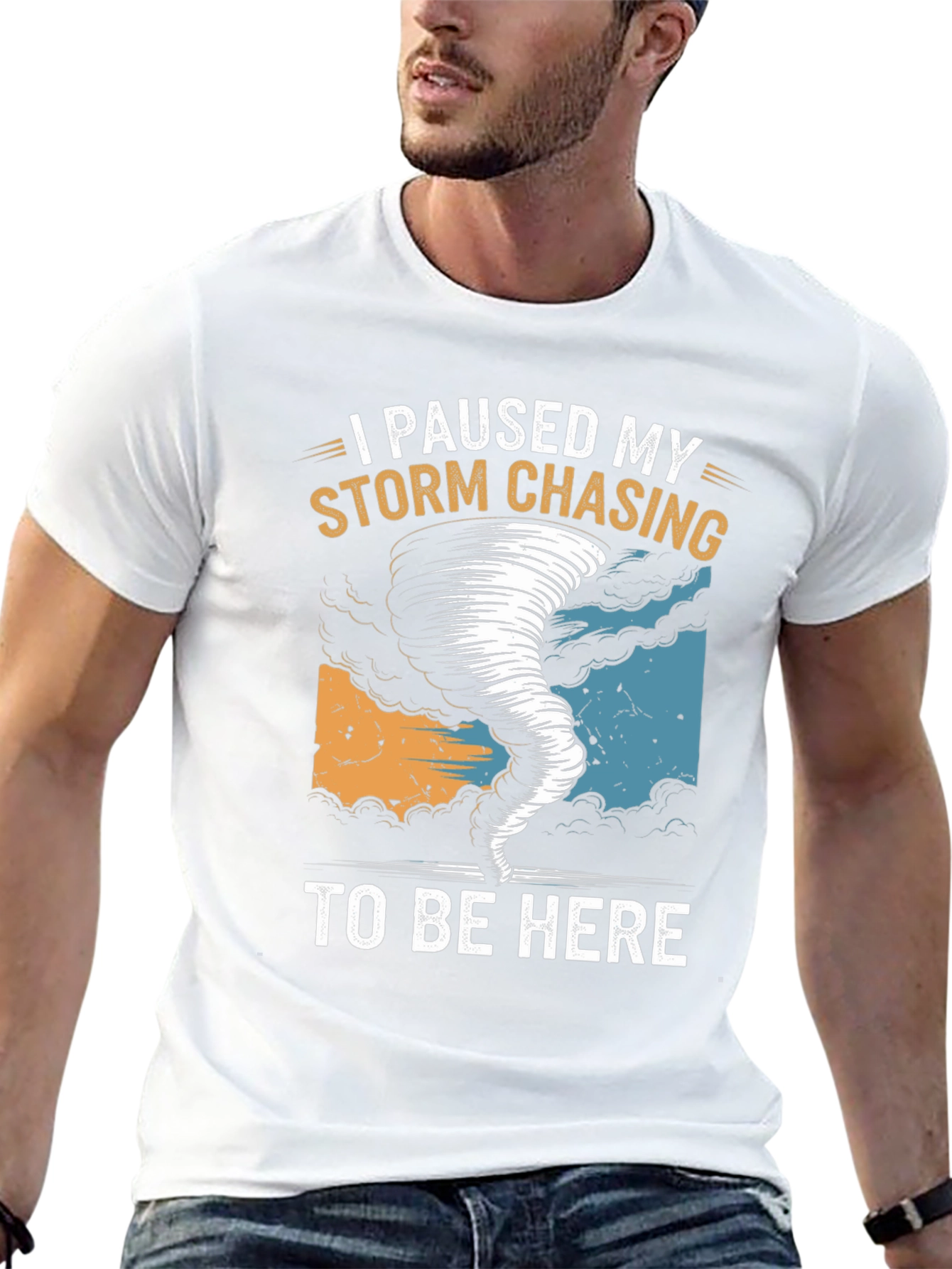 Storm Chasing Pause T-Shirt - Weather Fan Tee