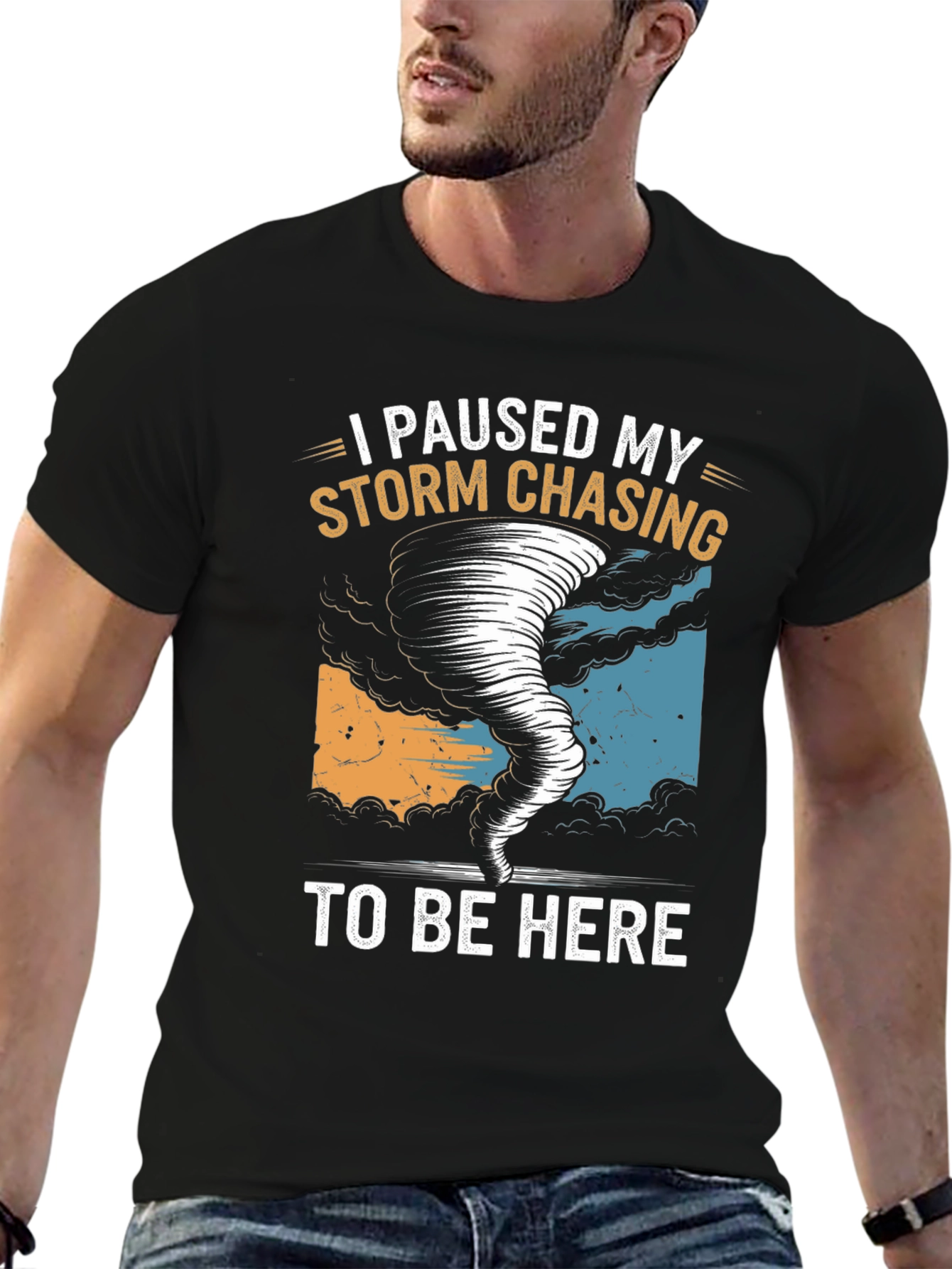 Storm Chasing Pause T-Shirt - Weather Fan Tee