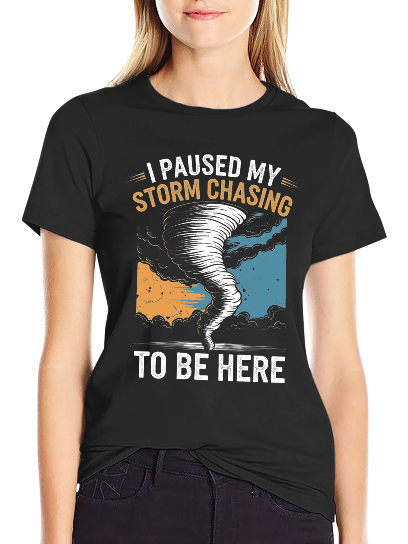 Storm Chasing Pause T-Shirt - Weather Fan Tee