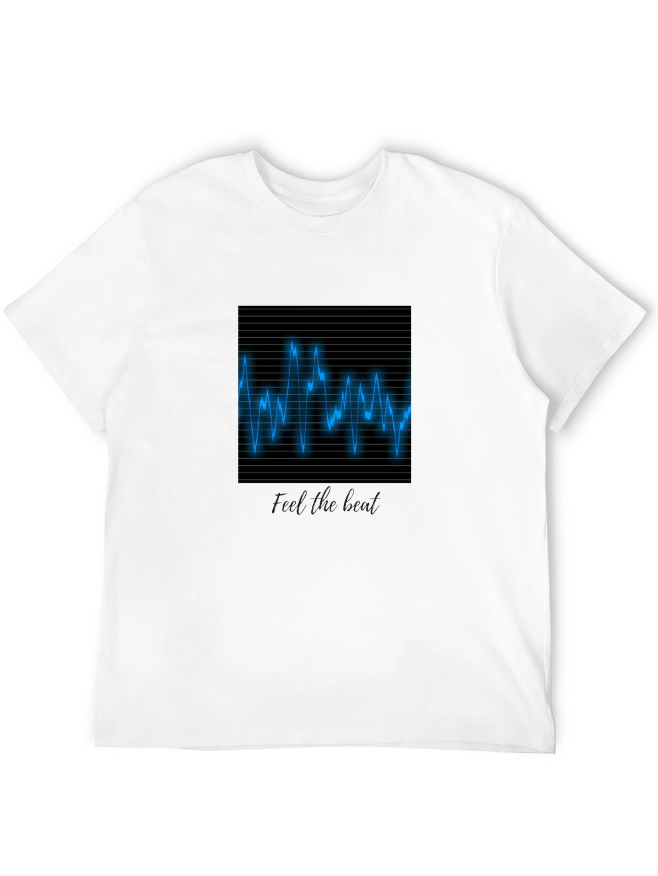 Black Feel the Beat Graphic Tee