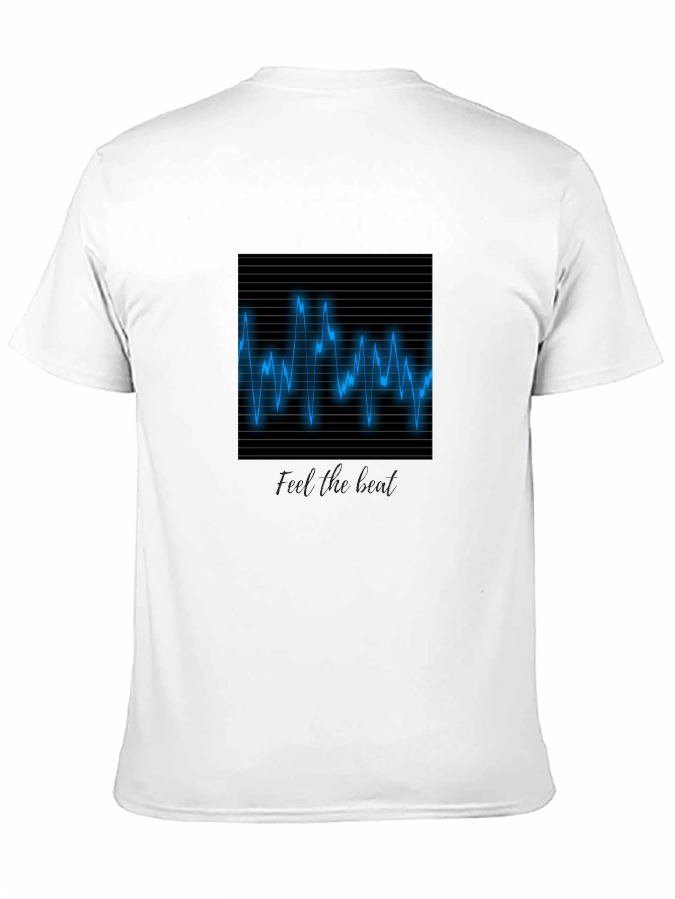 Black Feel the Beat Graphic Tee