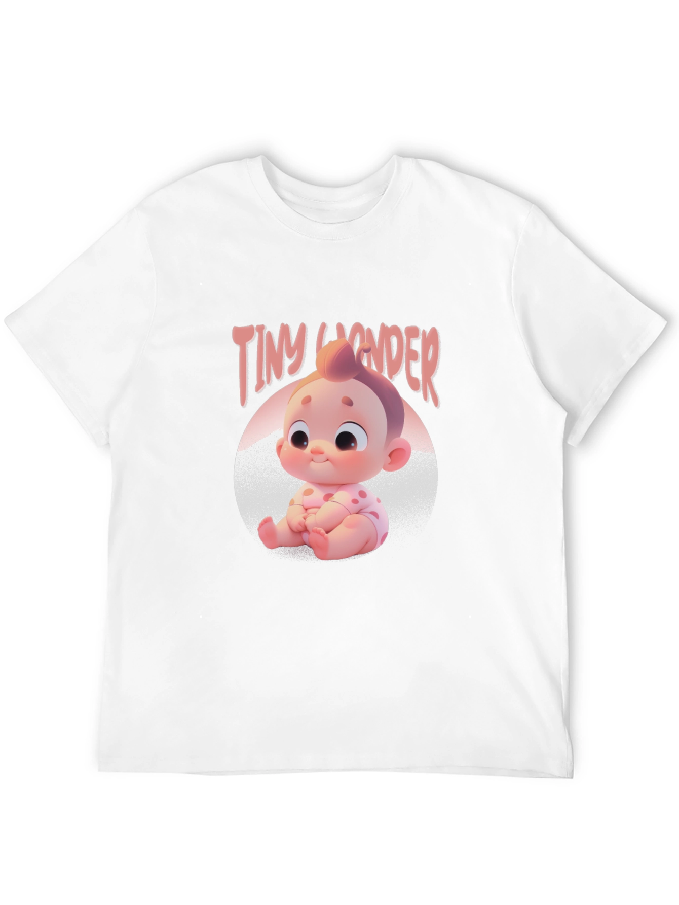 Tiny Wonder Baby Graphic Tee - Black Unisex Shirt