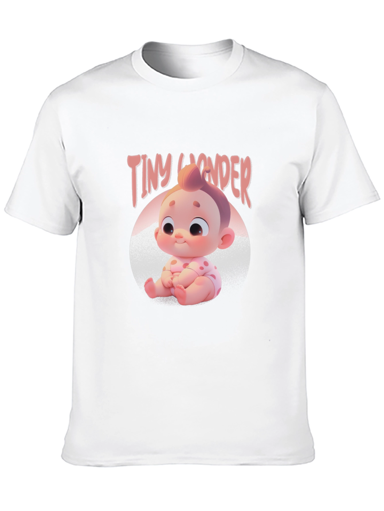 Tiny Wonder Baby Graphic Tee - Black Unisex Shirt