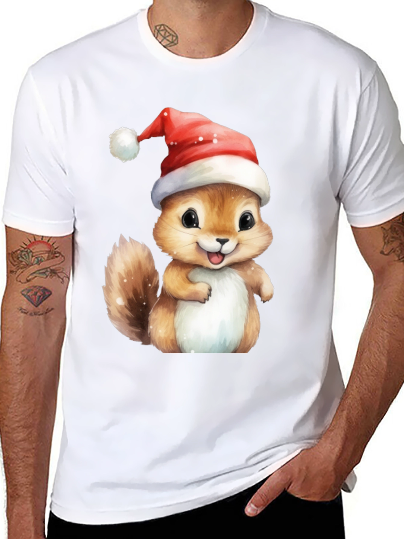 Festive Squirrel T-Shirt