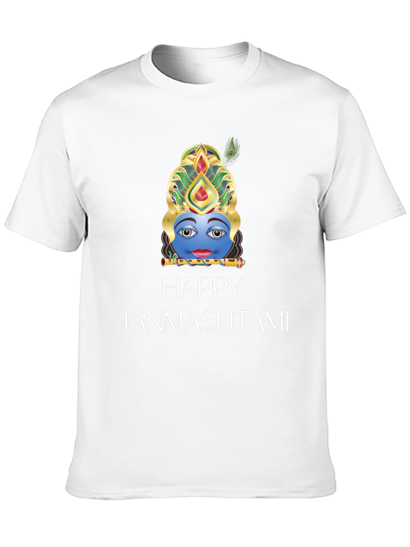 Happy Janmashtami T-Shirt Krishna Graphic Tee