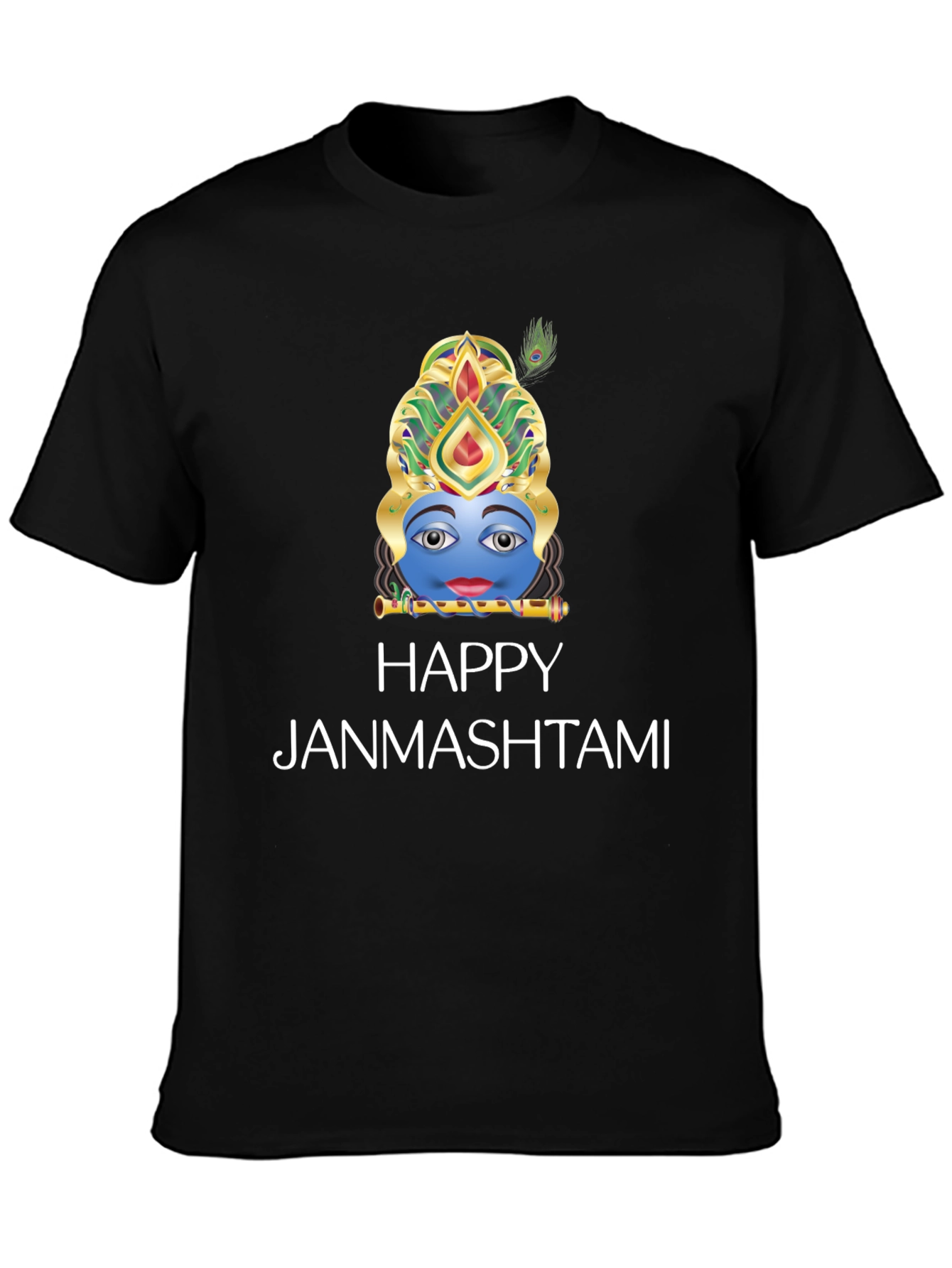 Happy Janmashtami T-Shirt Krishna Graphic Tee
