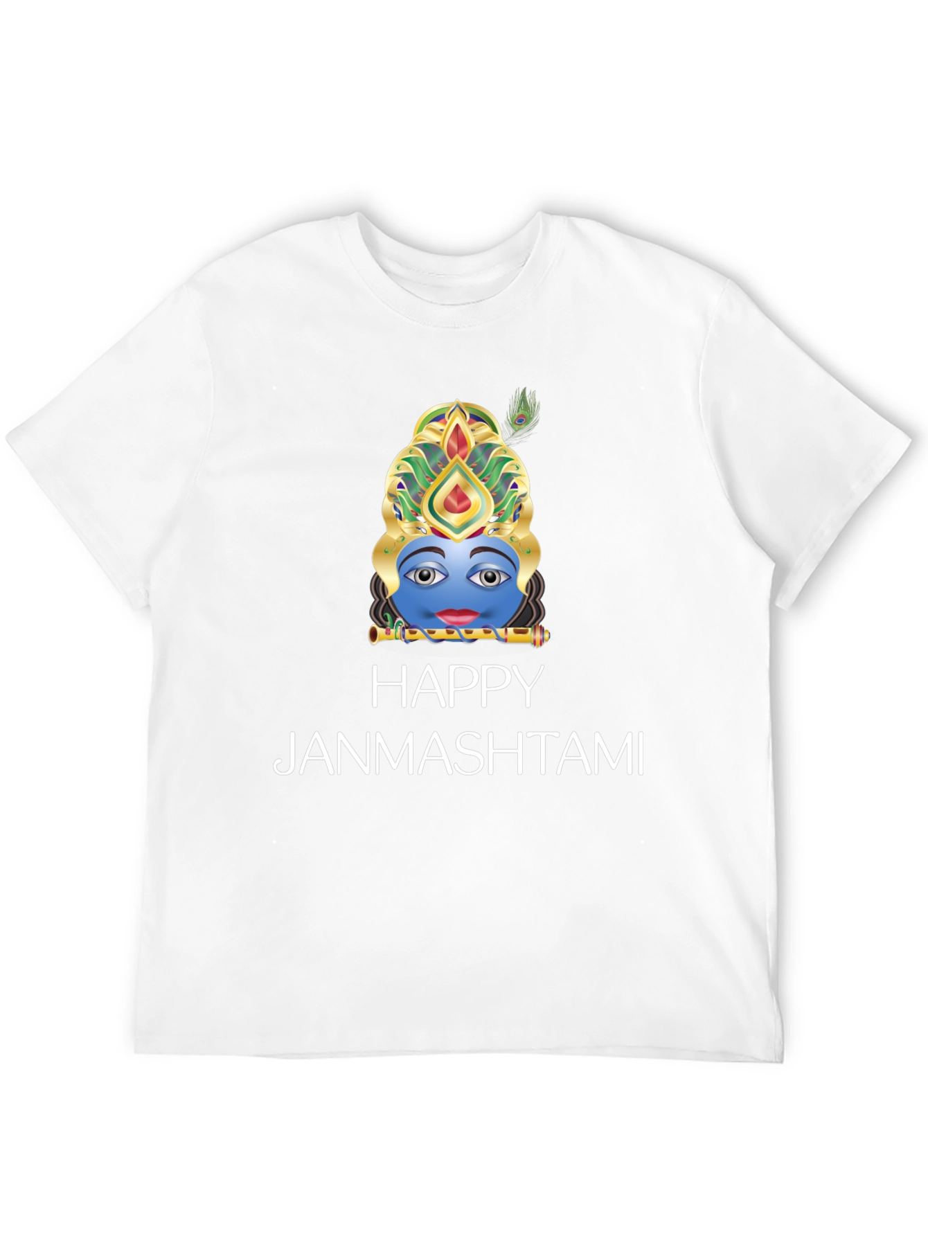 Happy Janmashtami T-Shirt Krishna Graphic Tee
