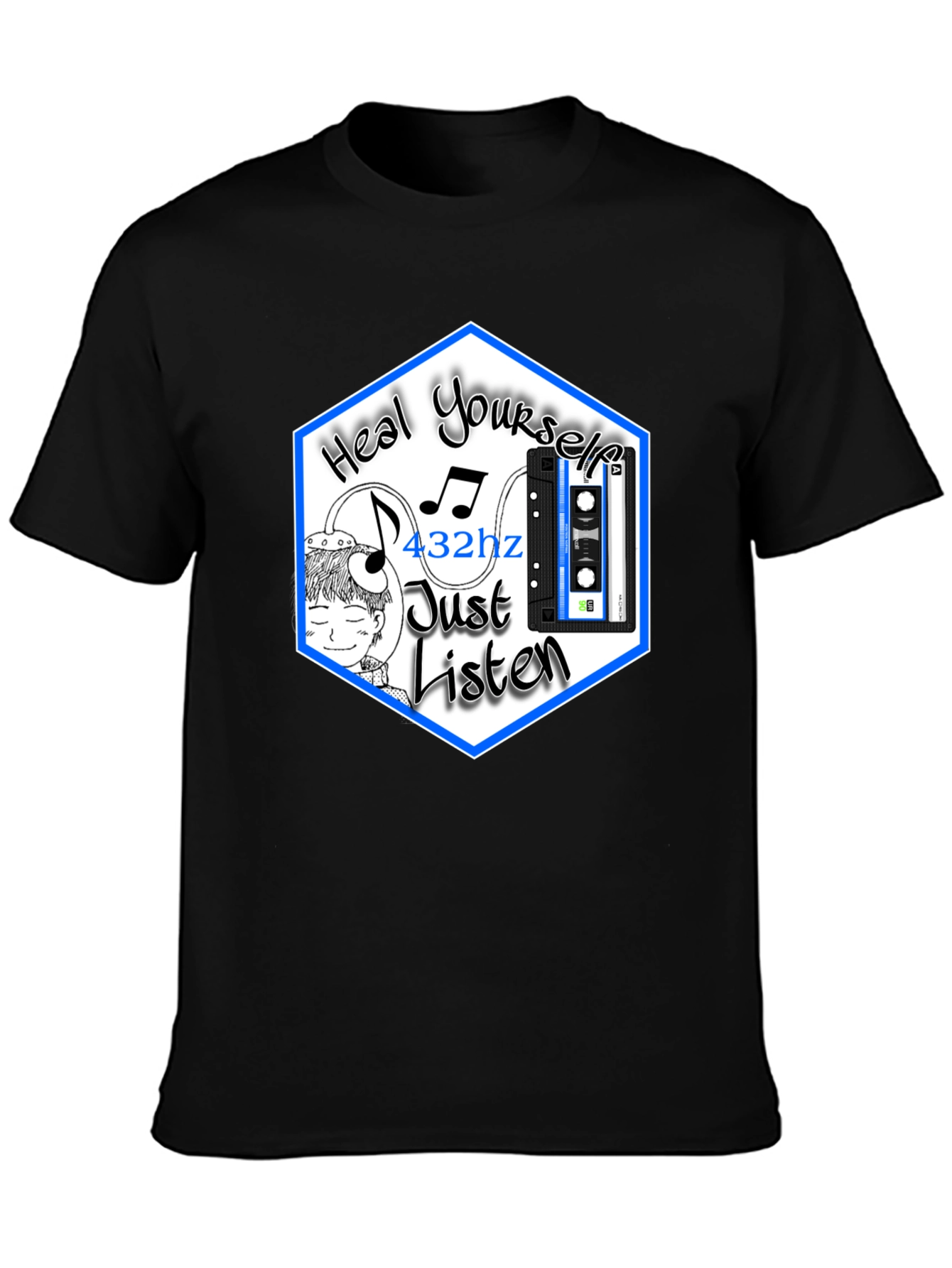 Heal Yourself T-Shirt 432hz Meditation Music Tee