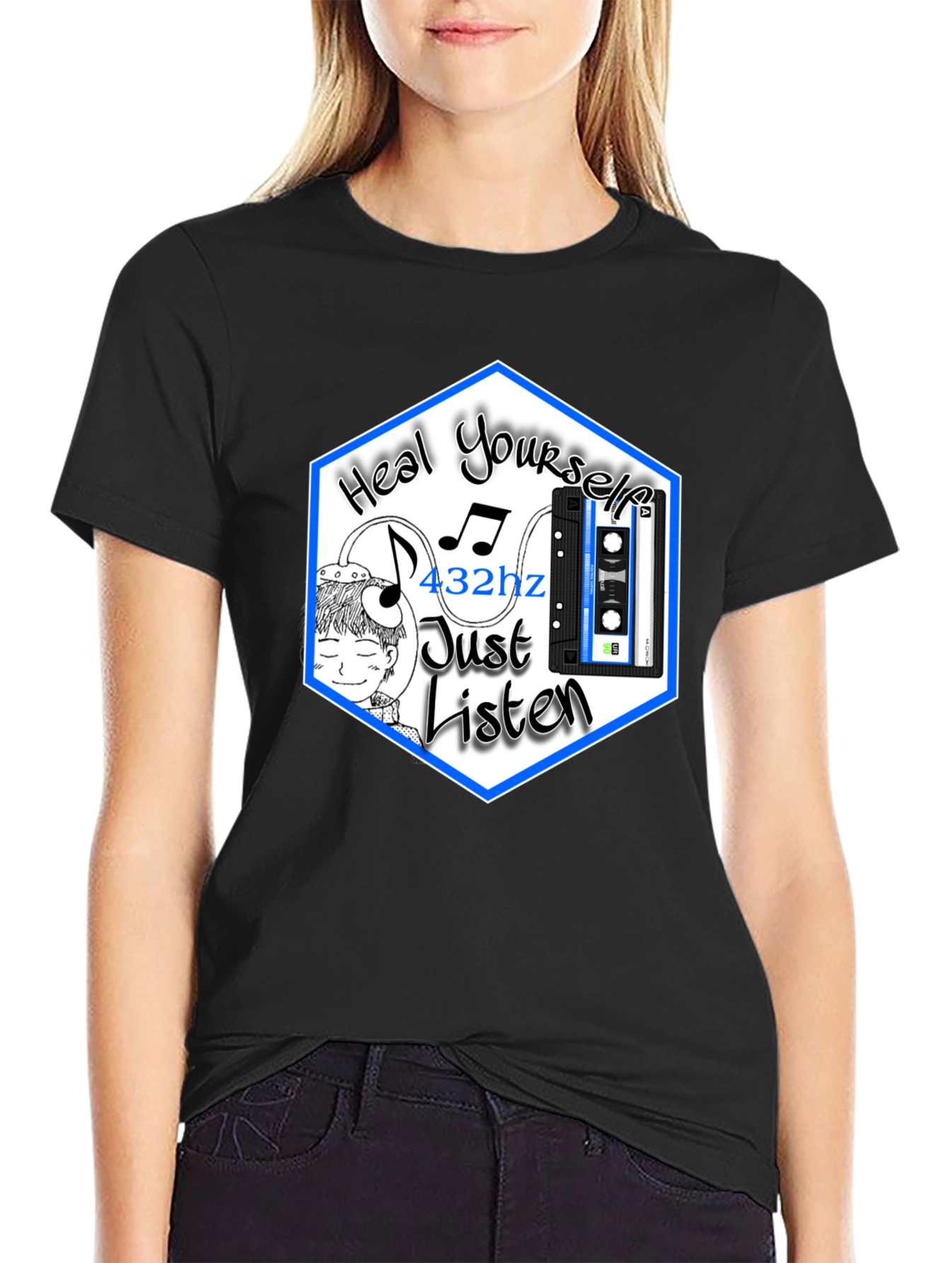 Heal Yourself T-Shirt 432hz Meditation Music Tee