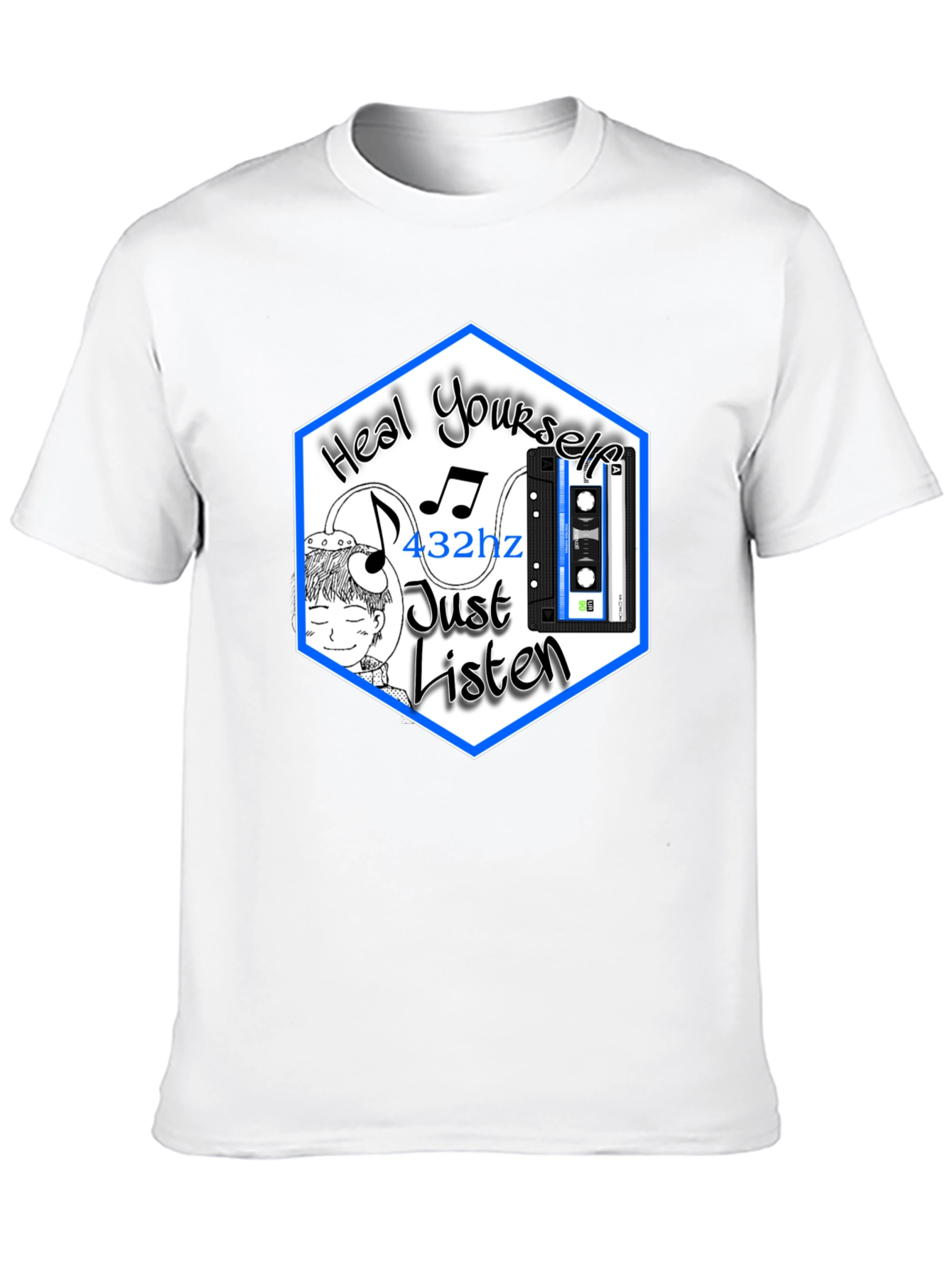 Heal Yourself T-Shirt 432hz Meditation Music Tee