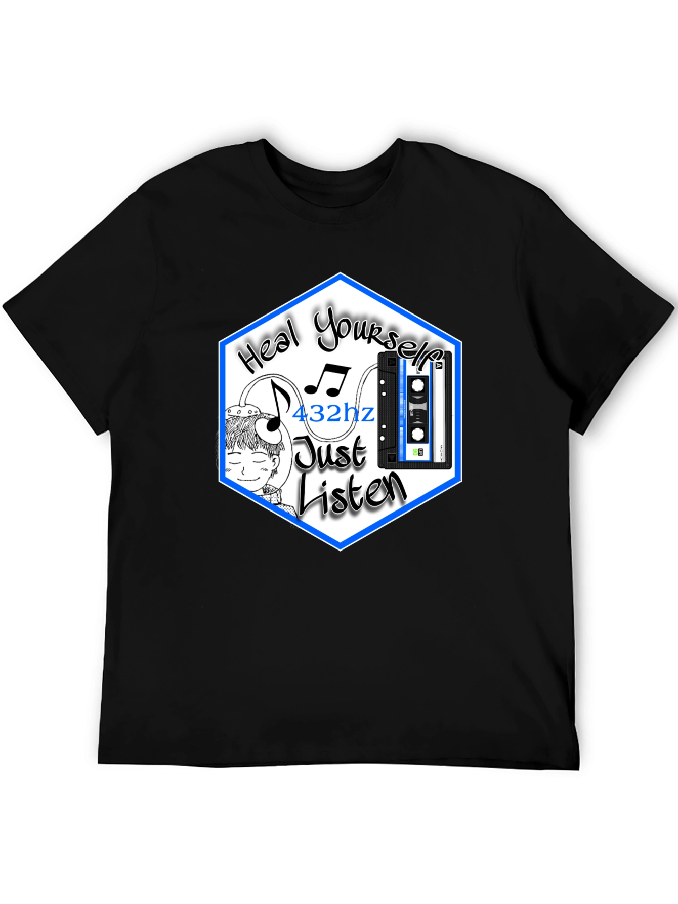 Heal Yourself T-Shirt 432hz Meditation Music Tee